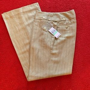 Michael Kors Pinstripe Linen pants